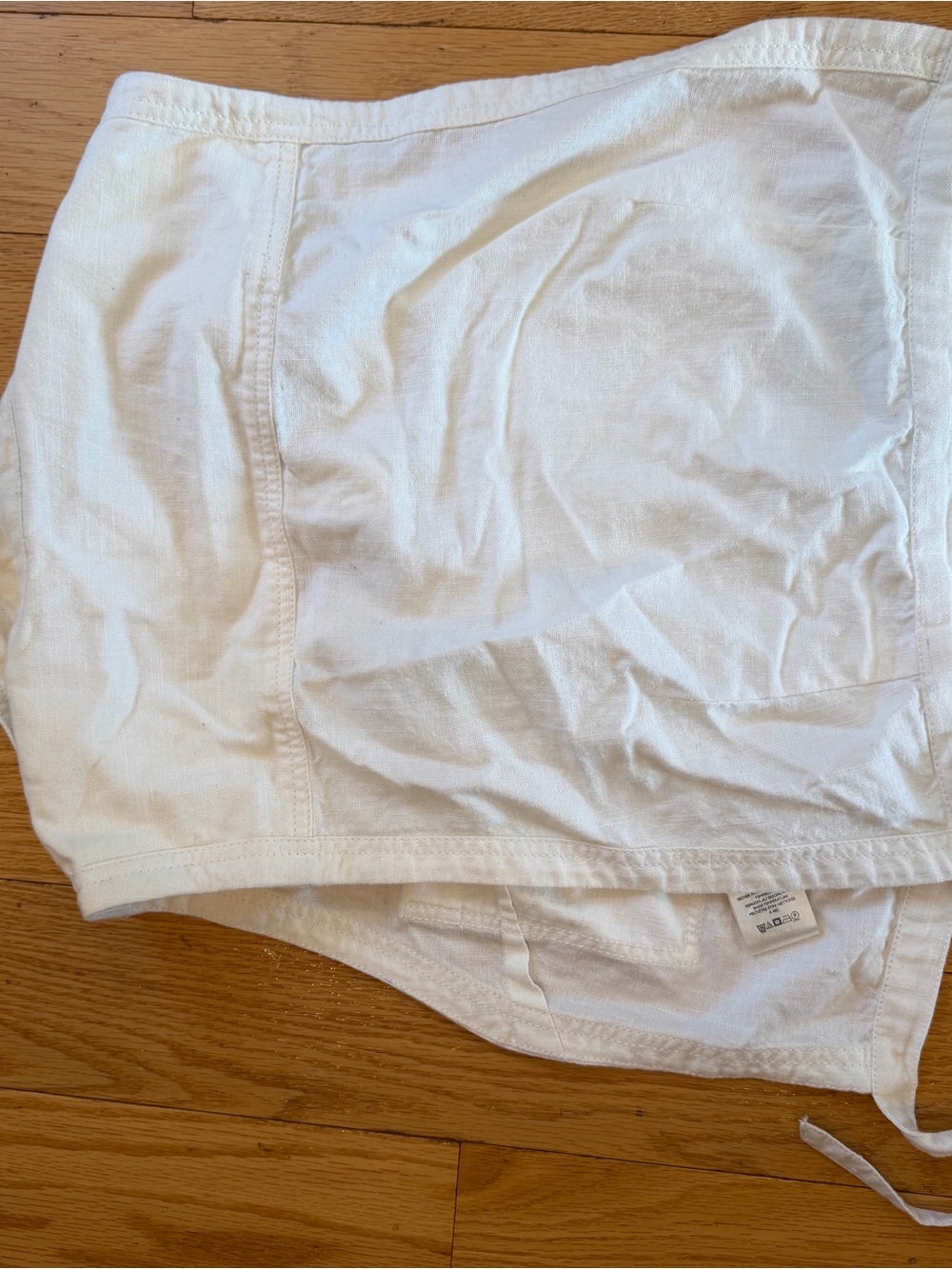 Pilcro Cream Button-Front Top - Picture 3 of 4